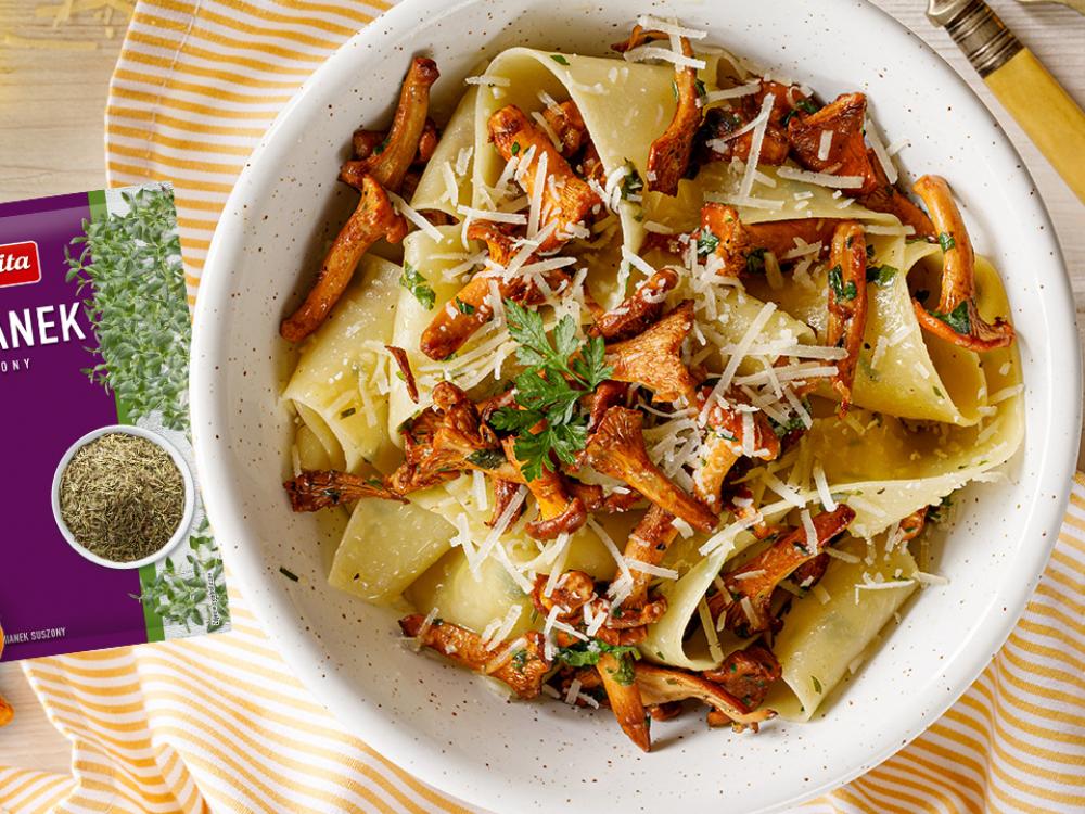 Makaron Pappardelle Z Kurkami Appetita Smak I Styl