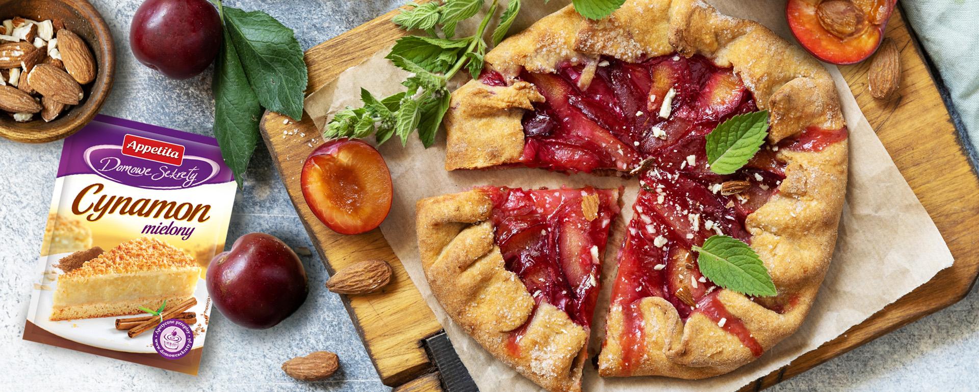 Galette ze śliwkami