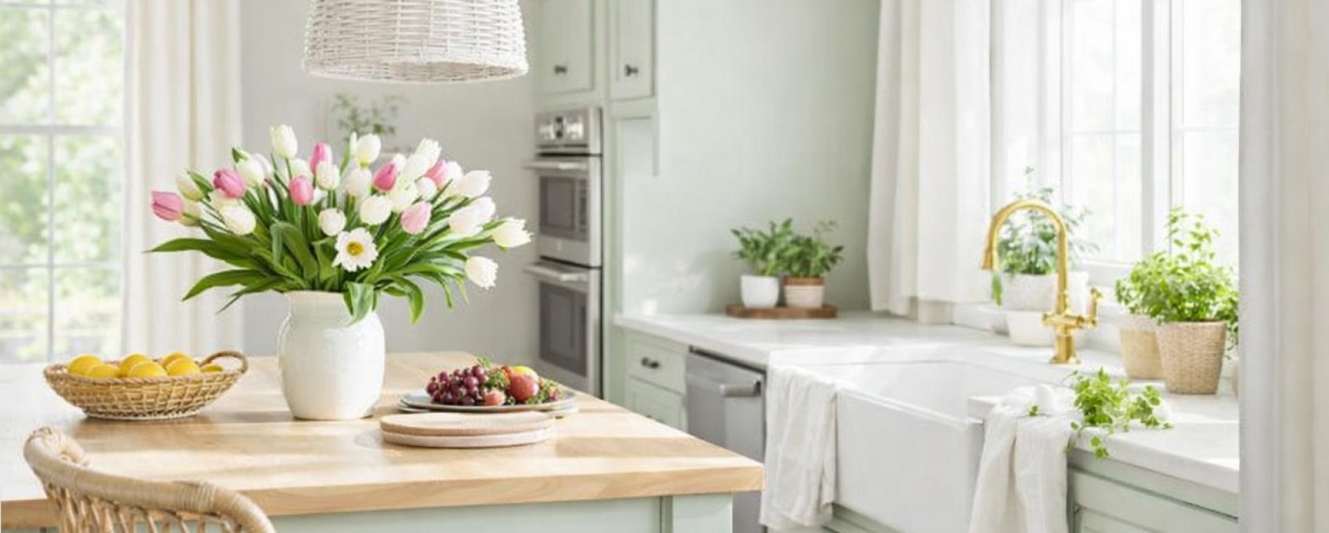 Wiosenna metamorfoza kuchni – jak odświeżyć serce domu bez remontu