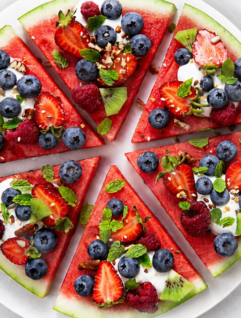 Arbuzowa „pizza”