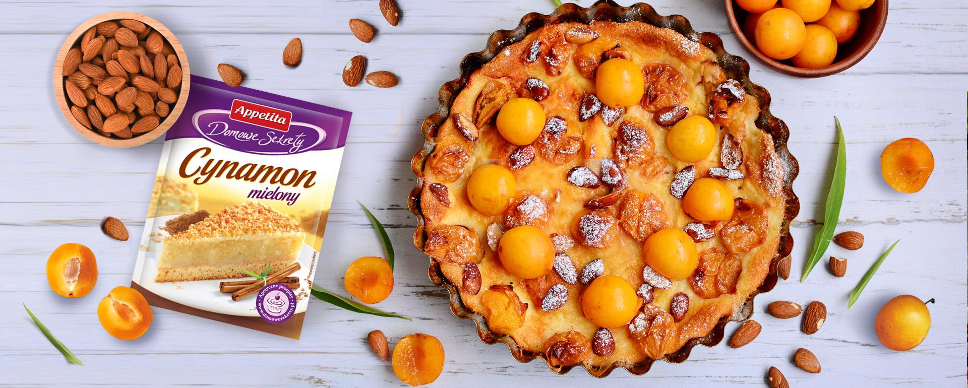 Tarta migdałowa z mirabelkami