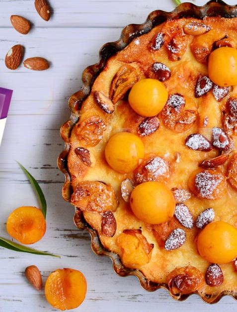Tarta migdałowa z mirabelkami
