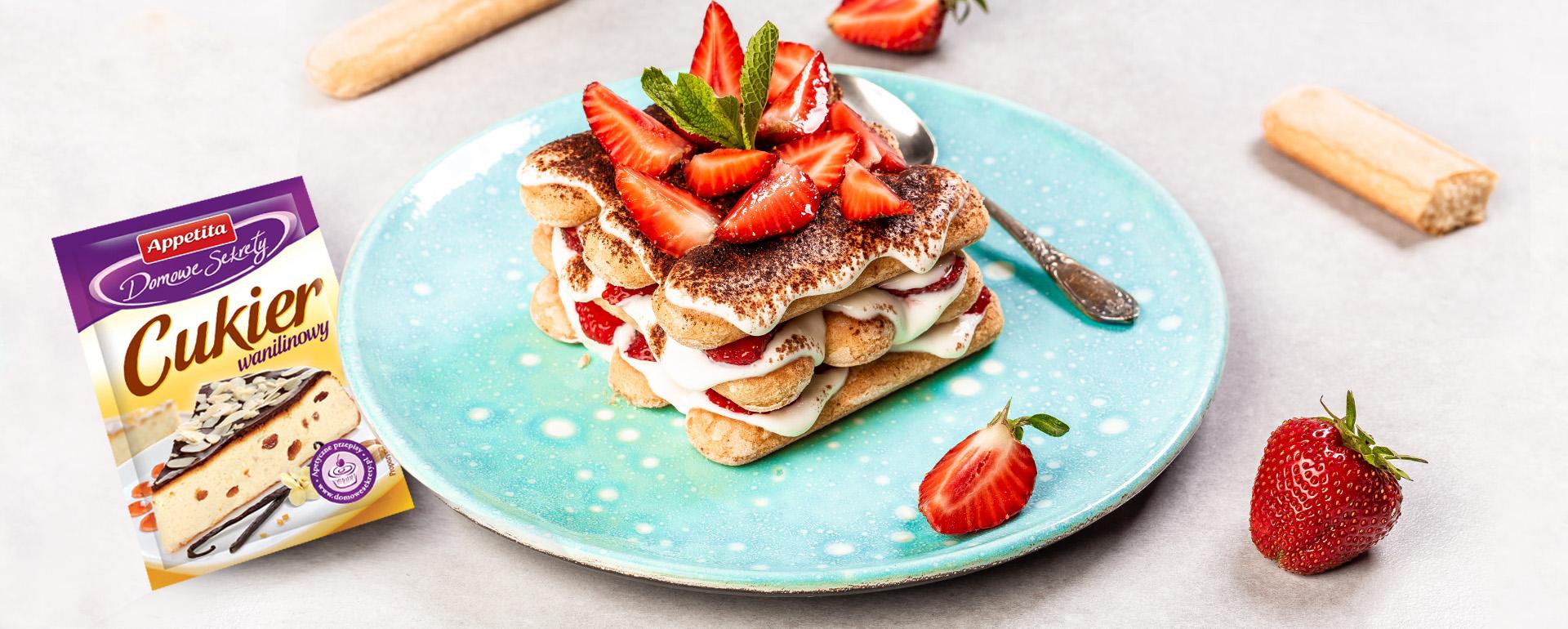 Tiramisu z truskawkami