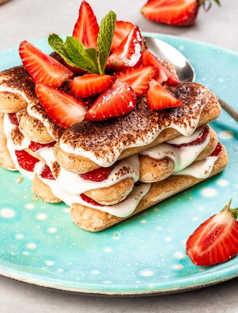 Tiramisu z truskawkami