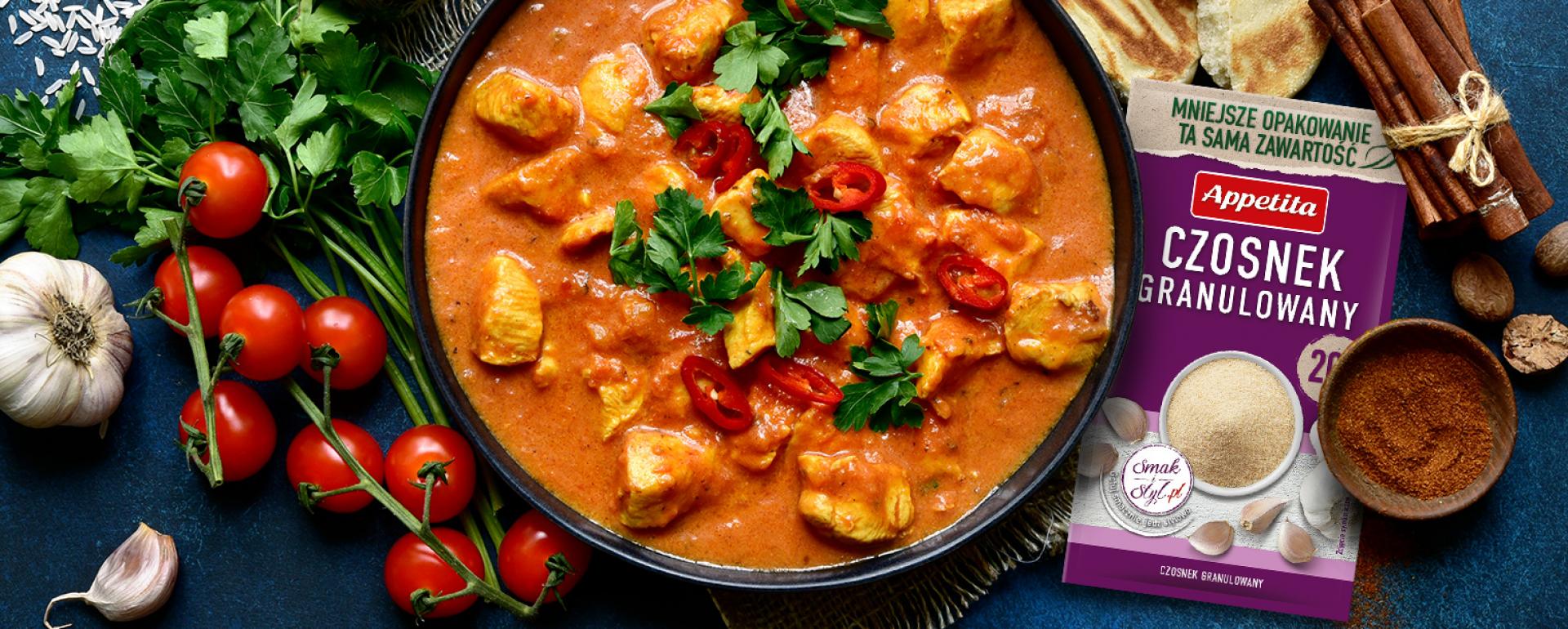 Butter chicken, czyli kurczak w indyjskim sosie