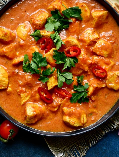 Butter chicken, czyli kurczak w indyjskim sosie