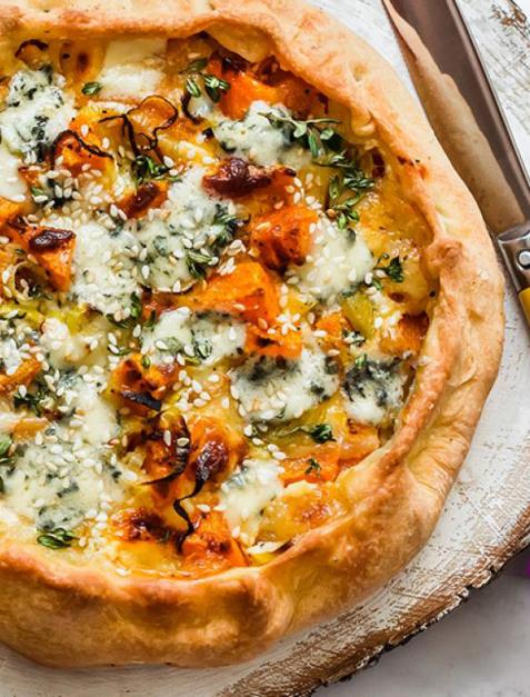 Tarta z dynią i gorgonzolą