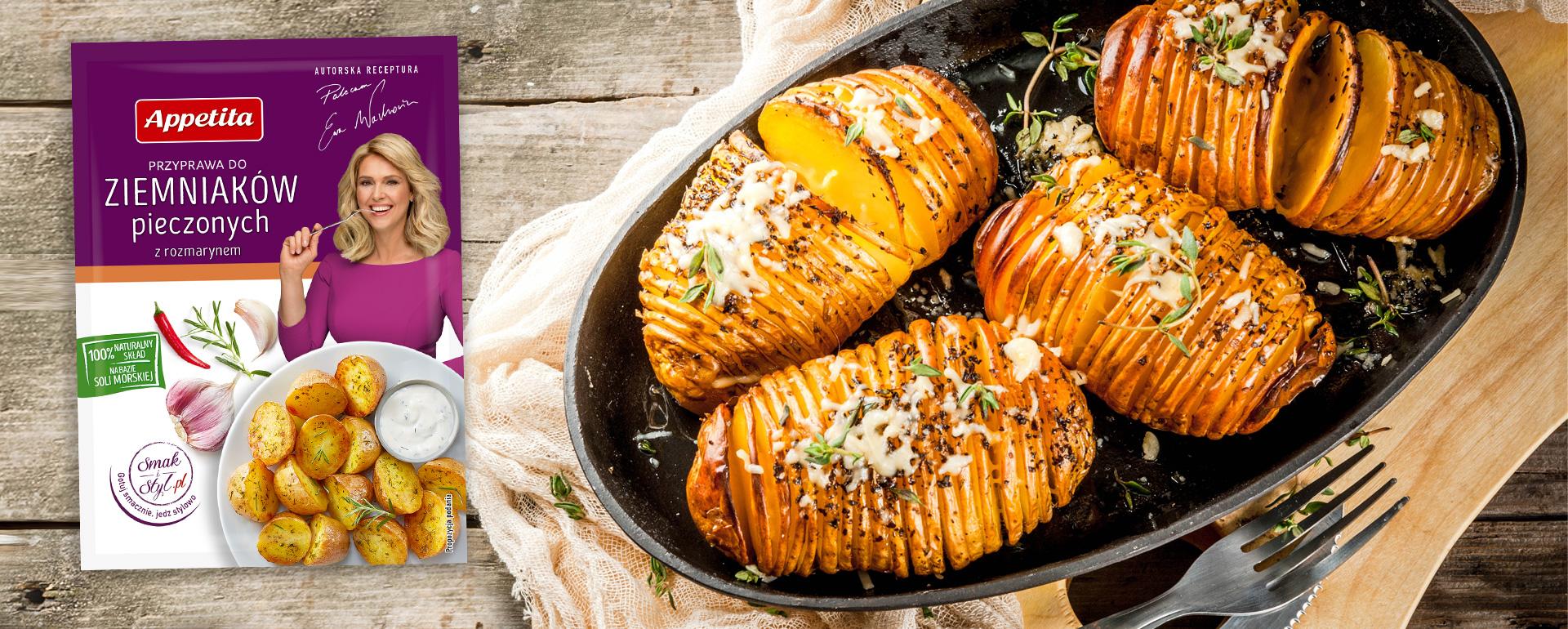 Pieczone ziemniaki Hasselback