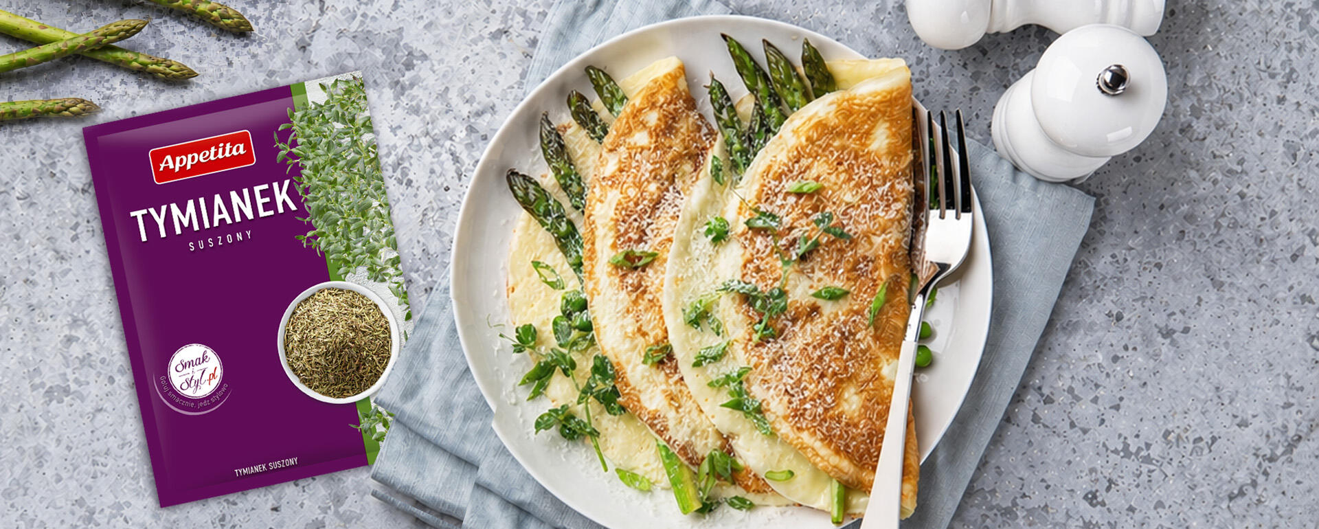Omlet ze szparagami