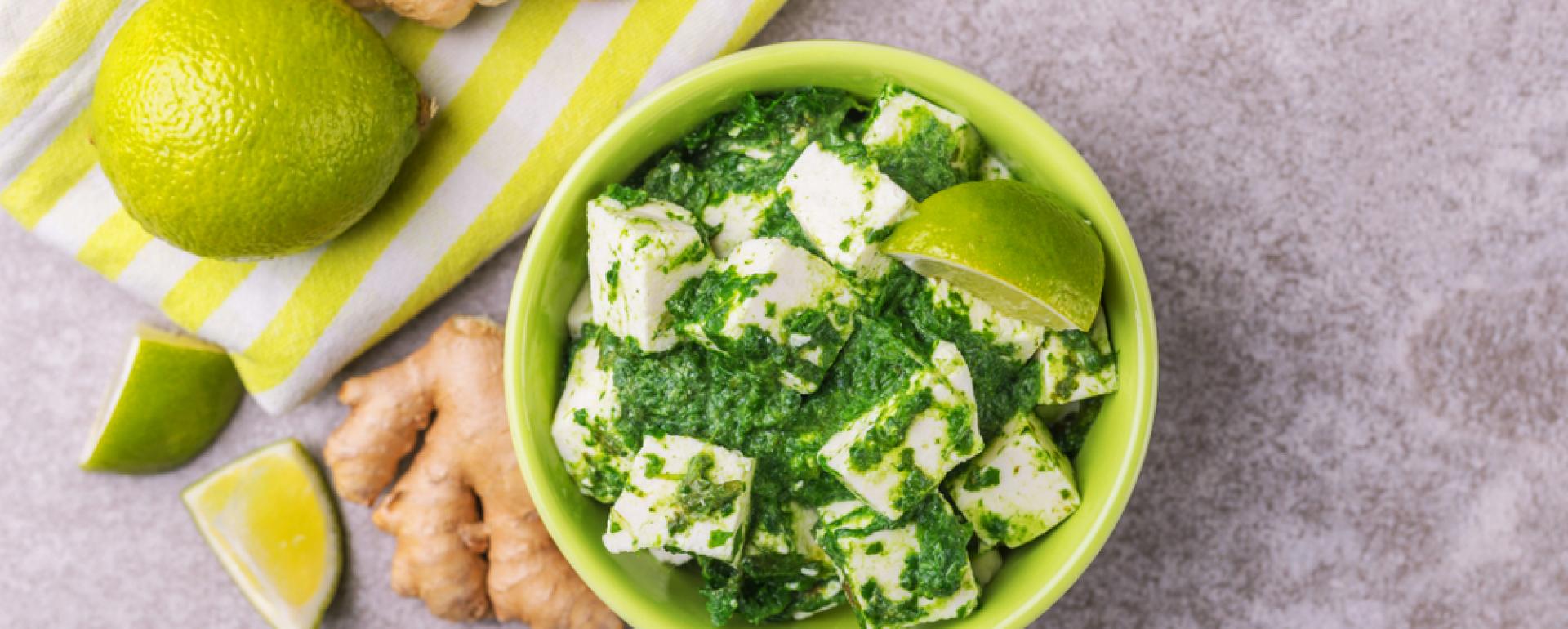 Palak paneer, czyli szpinak z indyjskim serem