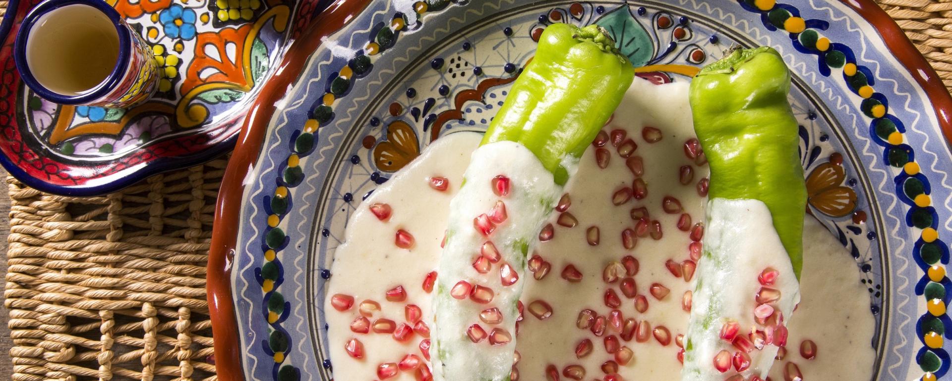 Meksykańskie Chiles en nogada